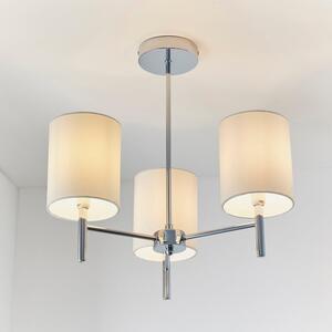 Vogue Dewey 3 Light Semi Flush Ceiling Light