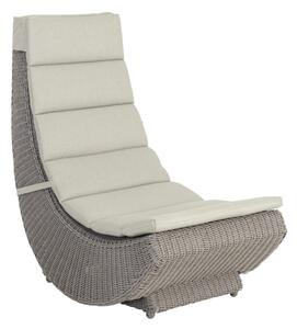 Haverhill Rattan Garden Lazy Chair In Grey Dusk