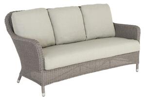 Haverhill Rattan Garden 2 Seater Sofa In Grey Dusk