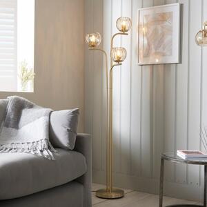 Vogue Arkoma Glass Floor Lamp