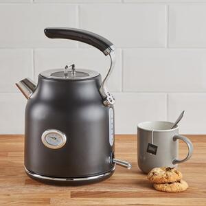 Retro 1.7L 3KW Matt Black Kettle