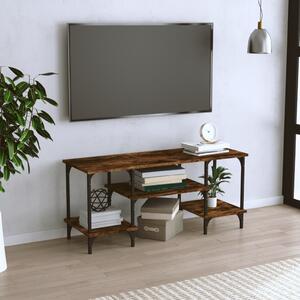 TV Cabinet Smoked Oak 102x35x45.5 cm Engineered Wood