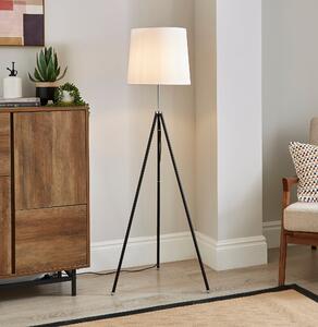 Orson Industrial Tripod Floor Lamp Black