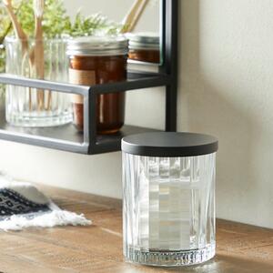 London Ribbed Glass Storage Jar