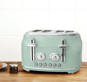 Retro Seafoam 4 Slice Toaster