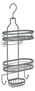 2 Tier Grey Hanging Shower Caddy