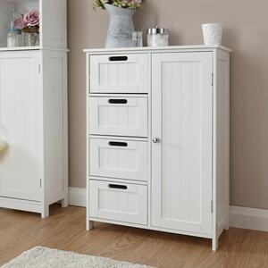 Shaker 1 Door 4 Drawer Bathroom Unit