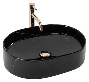 Countertop washbasin REA Nadia 50 Black Stone