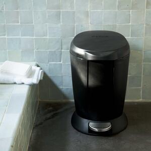 Simplehuman 6L Plastic Round Bathroom Pedal Bin