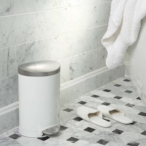 Simplehuman 6L Semi-Round Bathroom Pedal Bin