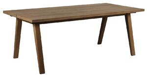 Agnano Wooden Dining Table Rectangular In Smoked Oak