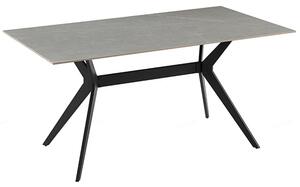 Lyons Sintered Stone Dining Table Rectangular In Grey