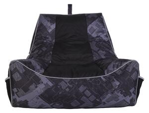 Kaikoo Quilted Relaxer Gaming Beanbag Chair Black