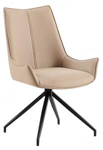 Zurich Faux Leather Dining Chair In Mink