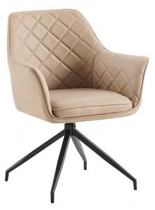 Alcoa Faux Leather Dining Chair In Mink