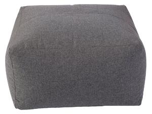 Kaikoo Luxe Brushed Fabric Square Slab Beanbag Grey