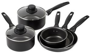 Essentials Non-Stick Aluminium 5 Piece Pan Set