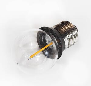 E27 0.9 W golf ball COB LED bulb with sealing ring