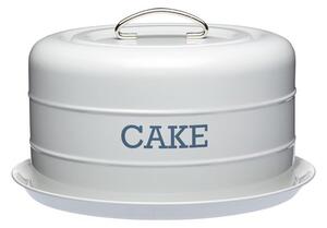 Grey Cake Storage Tin