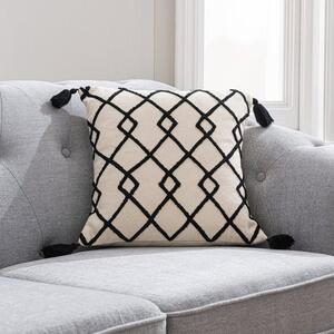 Global Trellis Tassel Cushion Cover