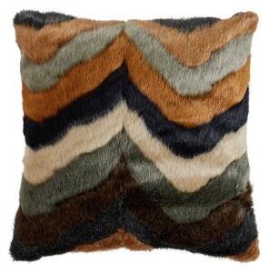 Eska Zigzag Faux Fur Cushion