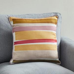 Modern Leaves Stripe Cushion