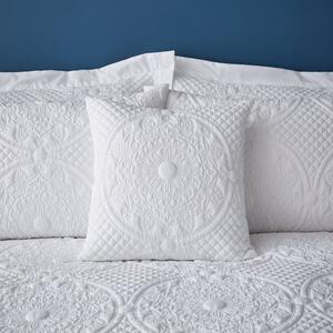 Mandalay White Square Cushion