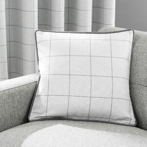 Luna Check Dove Grey Cushion