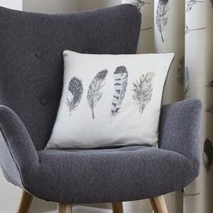 Idaho Charcoal Feather Cushion