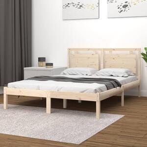 Bed Frame Solid Wood 120x190 cm Small Double