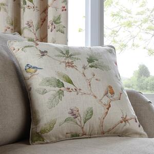 Dorma Woodland Birds Natural Cushion