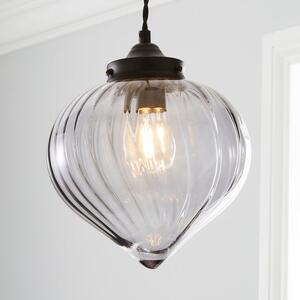 Voyager Smoked Glass Pendant Light