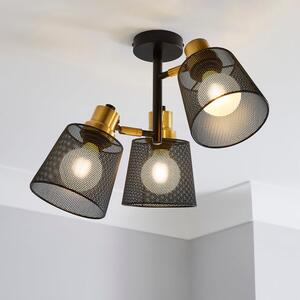 Idris Industrial Semi Flush Ceiling Light