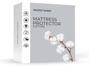 Protect A Bed Cotton Mattress Protector, Superking