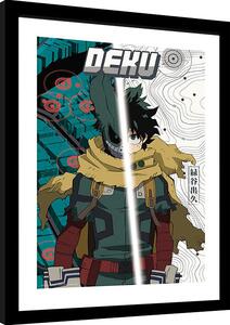 Framed poster My Hero Academia - Dark Deku