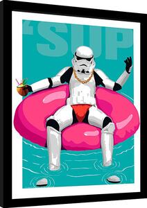 Framed poster Star Wars: Original Stormtrooper - Pool Boy