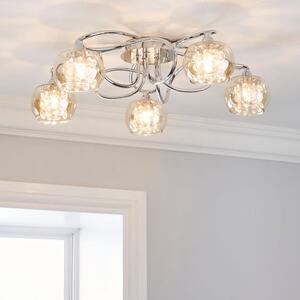 Seychelles 5 Light Flush Ceiling Light