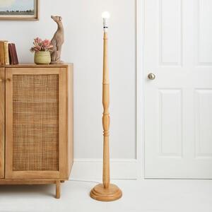 Legoli Turned Wood Floor Lamp Base