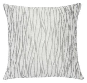 Linear Stripe Silver Cushion Cover