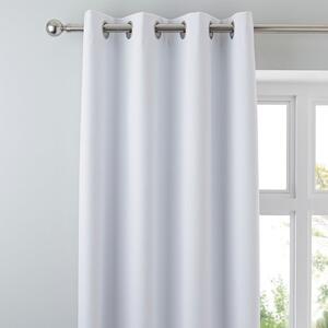 Luna Brushed Blackout Eyelet Curtains