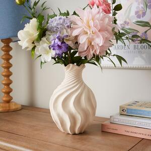 Organic Twist Ceramic Vase