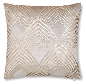 Geo Silver Foil Cushion