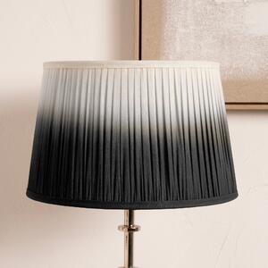 Scallop Ombre Soft Pleated Tapered Lamp Shade Black