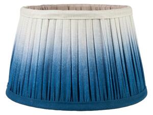 Scallop Ombre Soft Pleated Tapered Lamp Shade Blue