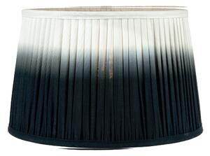 Scallop Ombre Soft Pleated Tapered Lamp Shade Black