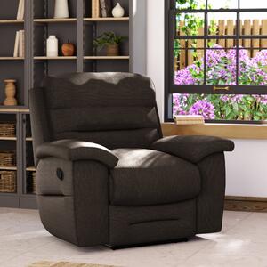 Lulworth Manual Recliner Armchair Honeycomb Chenille Coco