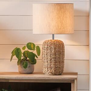 Acer Natural Woven Table Lamp Natural