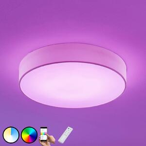 LED RGB ceiling lamp Ajai, 3,000-5,000K, WiZ 60 cm