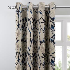 Zen Jacquard Eyelet Curtains