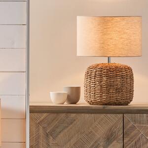 Acer Natural Woven Table Lamp Natural